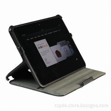 Latest Leather Case for Kindle Fire HD 2-black, with Stand Function